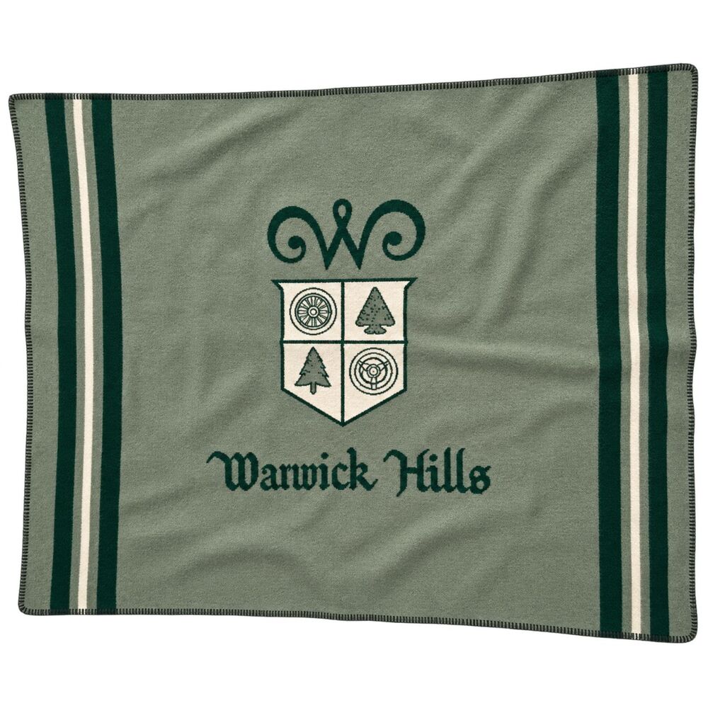 Faribault Mill Warwick Hills Wool Throw Blanket Made in USA